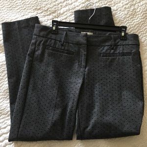 Grey w Black dots pencil trousers
